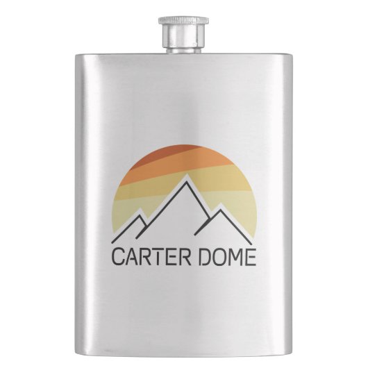 Carter Dome New Hampshire Retro Flacon (Voorkant)