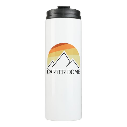 Carter Dome New Hampshire Retro Thermosbeker (Voorkant)