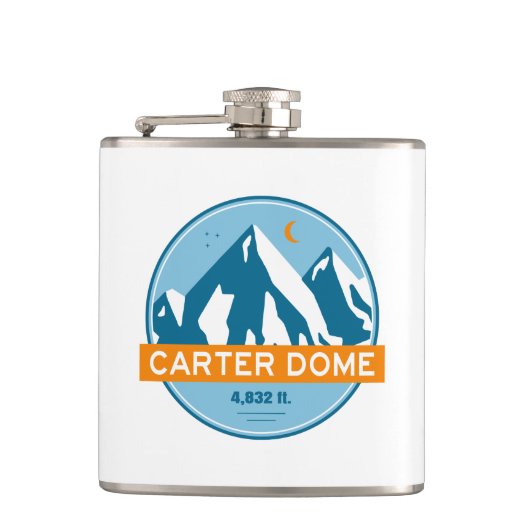 Carter Dome New Hampshire Stars Moon Heupfles (Voorkant)