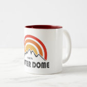 Carter Dome New Hampshire Tweekleurige Koffiemok (Voorkant rechts)