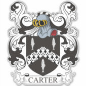 Carter Family Crest Sticker (Voorkant)