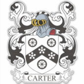 Carter Family Crest Sticker (Voorkant)