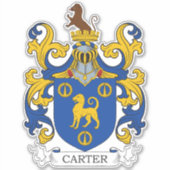 Carter Family Crest Sticker (Voorkant)