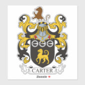 Carter Family Crest Sticker (Vel)