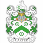 Carter Family Crest Sticker (Voorkant)