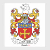 Carter Family Crest Sticker (Vel)