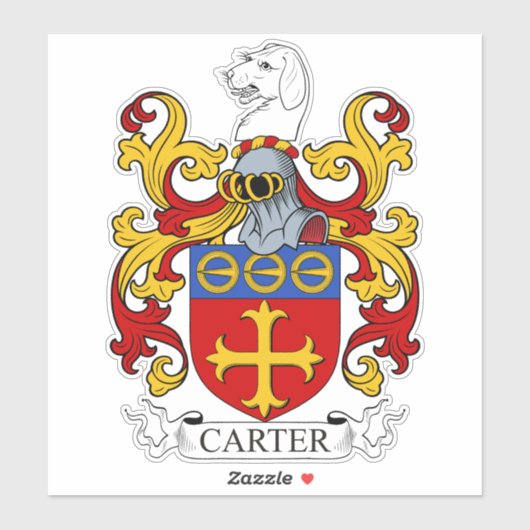 Carter Family Crest Sticker (Vel)