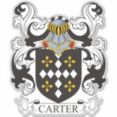 Carter Family Crest Sticker (Voorkant)