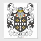 Carter Family Crest Sticker (Vel)
