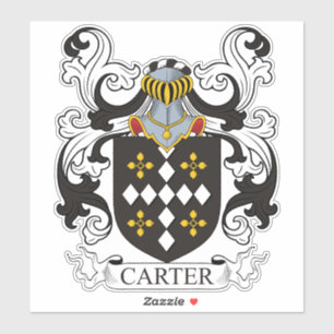 Carter Family Crest Sticker