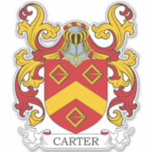Carter Family Crest Sticker (Voorkant)