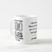Carter G Woodson Centennial Black History Month Koffiemok (Voorkant links)