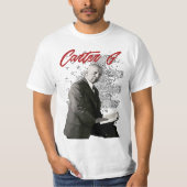 Carter G. Woodson The father of black history T-shirt (Voorkant)