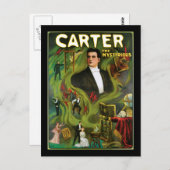  Carter het mysterieuze Magische Poster Briefkaart (Voorkant / Achterkant)