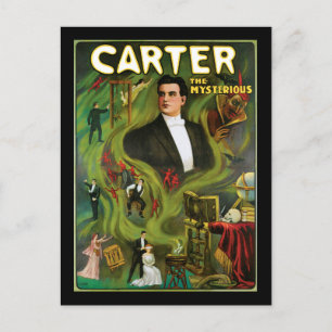 Carter het mysterieuze Magische Poster Briefkaart