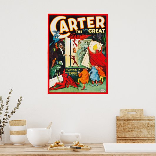 Carter het Poster van de Grote Geest Cabinet (Keuken)