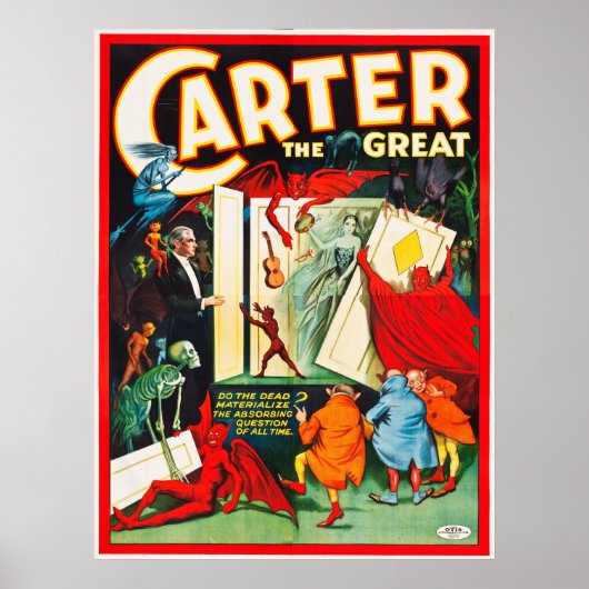 Carter het Poster van de Grote Geest Cabinet (Voorkant)