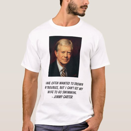 Carter, ik heb vaak mijn problemen willen verdrink t-shirt (Voorkant)