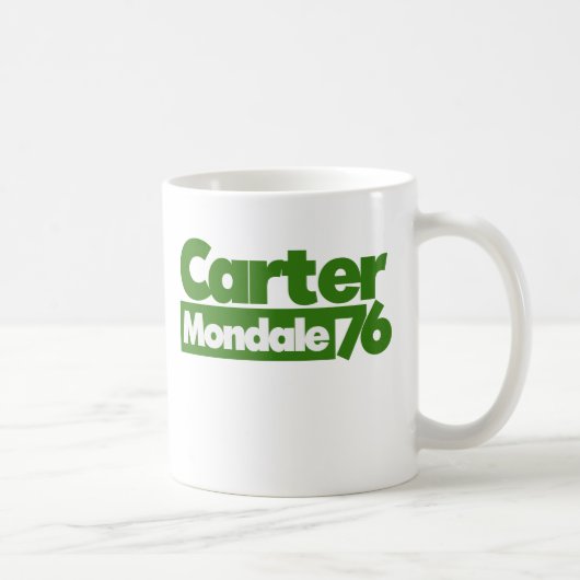 Carter Mondale 1976 Retro Politics Koffiemok (Rechts)