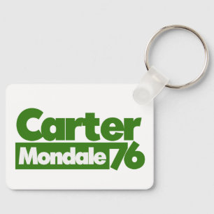 Carter Mondale 1976 Retro Politics Sleutelhanger