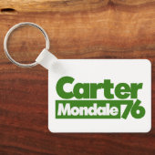 Carter Mondale 1976 Retro Politics Sleutelhanger (Achterkant)