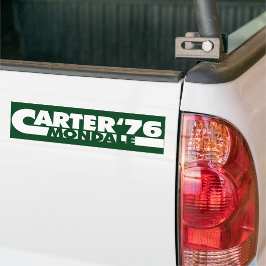 Carter Mondale 76 Jimmy Carter 1976 Bumpersticker (Op Truck)