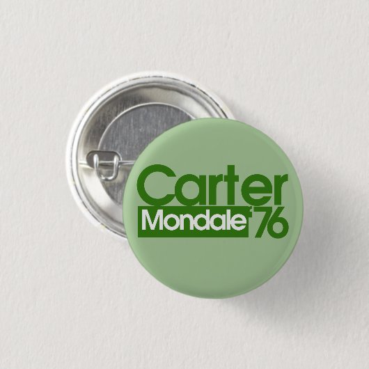 Carter Mondale Retro Politics Ronde Button 3,2 Cm (Voorkant /achterkant)