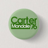 Carter Mondale Retro Politics Ronde Button 3,2 Cm (Voorkant)