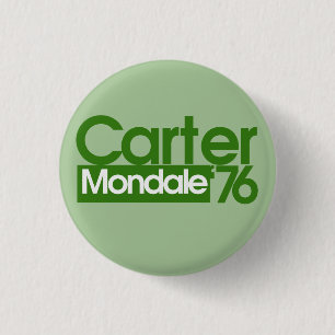 Carter Mondale Retro Politics Ronde Button 3,2 Cm