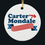 Carter Mondale Vintage Democraat 70 s Verkiezingen Keramisch Ornament<br><div class="desc">Funny Carter Mondale 76 Retro Verkiezingscadeau om de huidige dag politiek te vergeten. -democratische verkiezingspolitiek die Jimmy Carter steunt bij de verkiezingen voor het president in 1976. Een schattig cadeau van een democratische partij.</div>