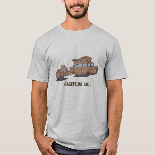 Carter Reunion T-Shirt - Gray van Mannen (Voorkant)