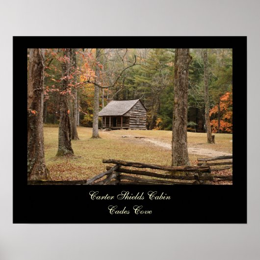Carter Shields Cabin Poster (Voorkant)