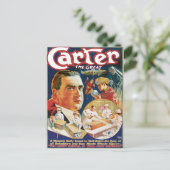 Carter The Great  Magicien Advertisement Briefkaart (Staand voorkant)