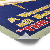 Carter The Great  Magicien Advertisement Poster (Hoek)