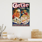 Carter The Great  Magicien Advertisement Poster (Keuken)