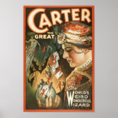 Carter The Great -  Magicien Print (Voorkant)