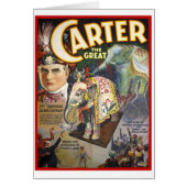 Carter The Great Restored  Magicia Poster (Voorkant)