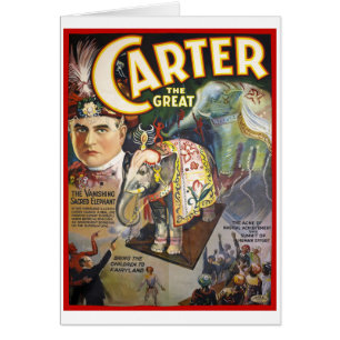 Carter The Great Restored  Magicia Poster