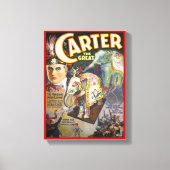 Carter The Great Restored  Magicia Poster Canvas Afdruk (Voorkant)