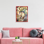 Carter The Great Restored  Magicia Poster Canvas Afdruk (Insitu (Woonkamer))