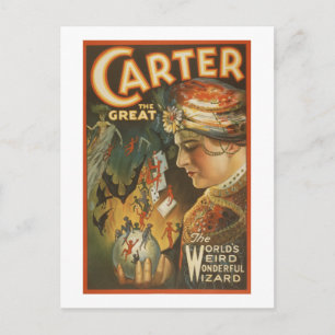 Carter the Great - The World's Weird Wizard Briefkaart