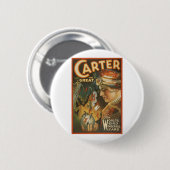 Carter the Great - The World's Weird Wizard Ronde Button 5,7 Cm (Voorkant /achterkant)
