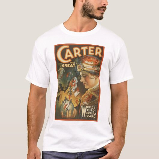 Carter the Great - The World's Weird Wizard T-shirt (Voorkant)