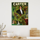 Carter The Mysterious ~ Magic Act Poster (Keuken)