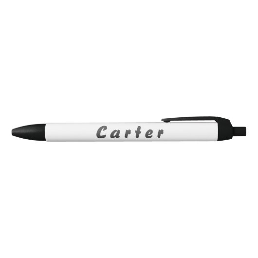 Carter Zwarte Inkt Pen (Bovenkant)