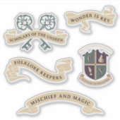 Carterhaugh Mops- en Magie-bannerstickers Sticker (Voorkant)