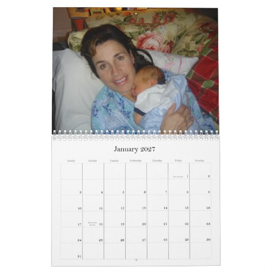 Carter's aankomst 008, bedankt dat je ons bent.. kalender (Jan 2027)