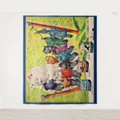 Carter's Ink and mamma cat and kittens uit 1940 Wandkleed (Voorkant)