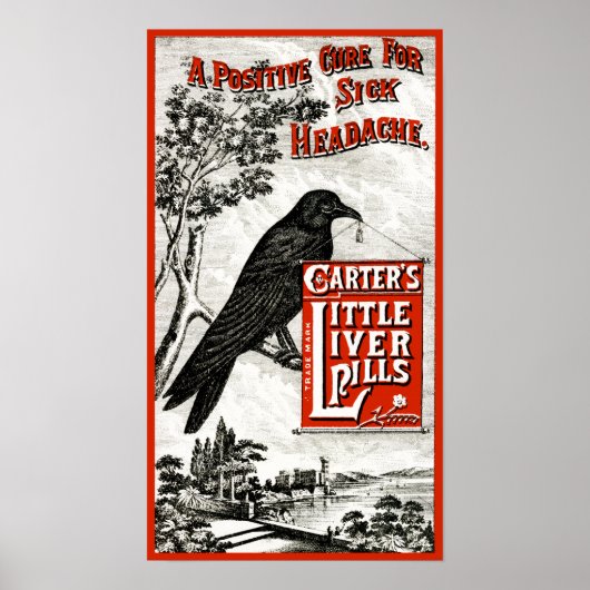 Carter's Little Liver Pills Ad Poster (Voorkant)