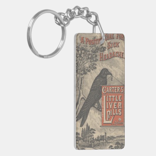 Carter's Little Liver Pills Ephemera Sleutelhanger (Voorkant Links)